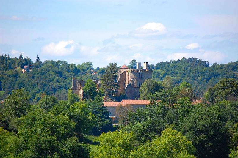 vue générale du château dans son environnement