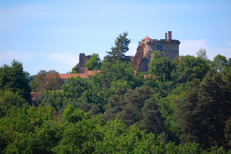 vue générale du château dans son environnement