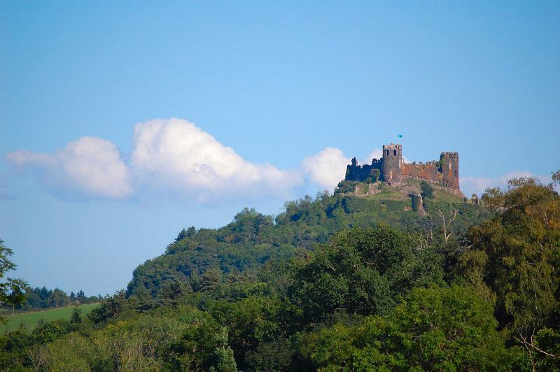 vue générale du château dans son environnement