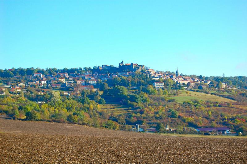 vue générale du château dans son environnement