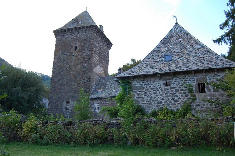 vue générale des façades sud et est du donjon