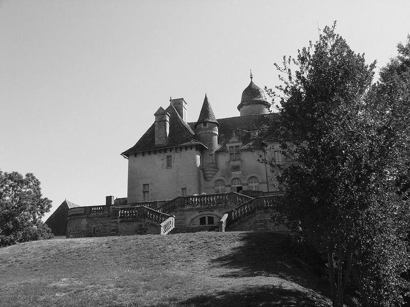 vue partielle de la façade ouest