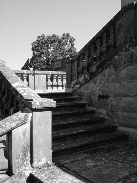 vue partielle de l'escalier ouest