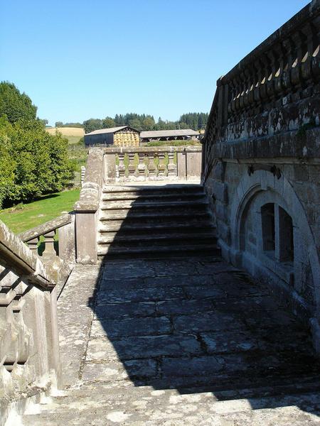 vue partielle de l'escalier ouest