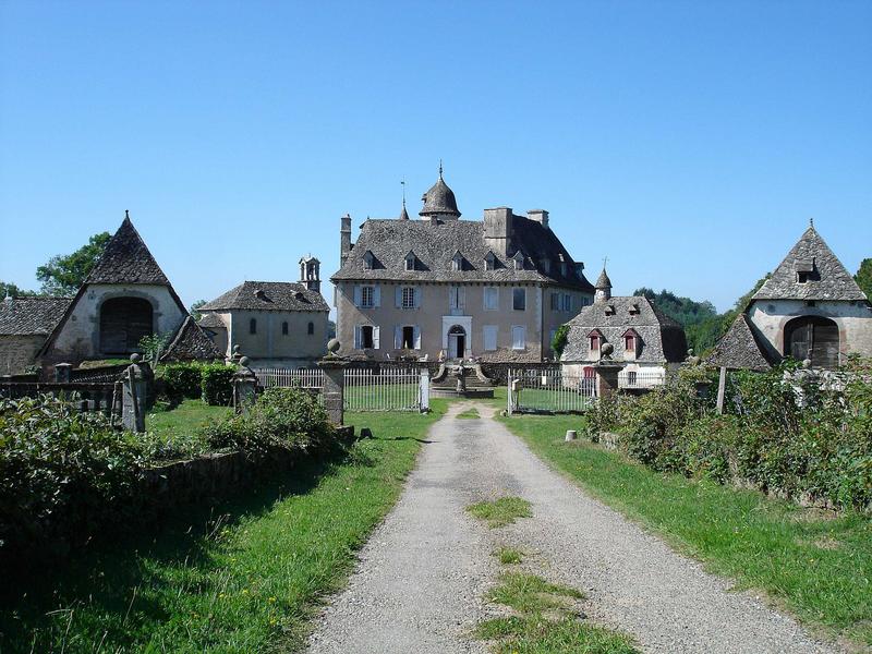 vue générale du domaine, façade est