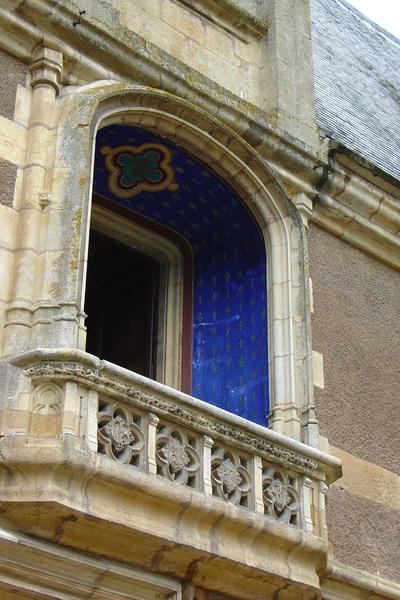 détail d'une ouverture, façade sud