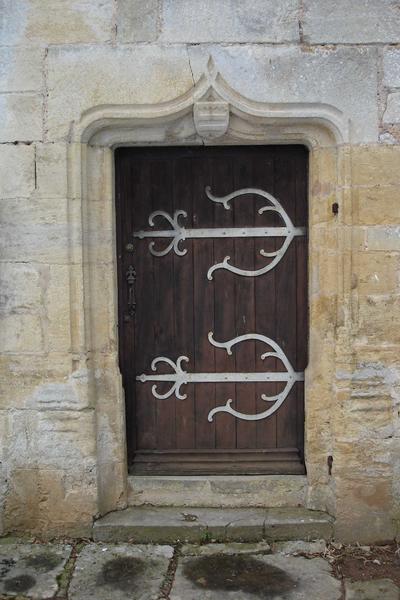 vue générale de la porte d'entrée, façade est