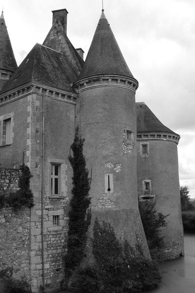 vue générale de la façade nord du château