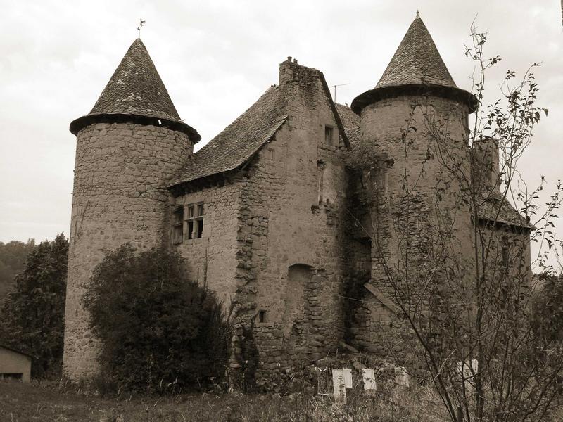 vue générale des façades sud et est du château