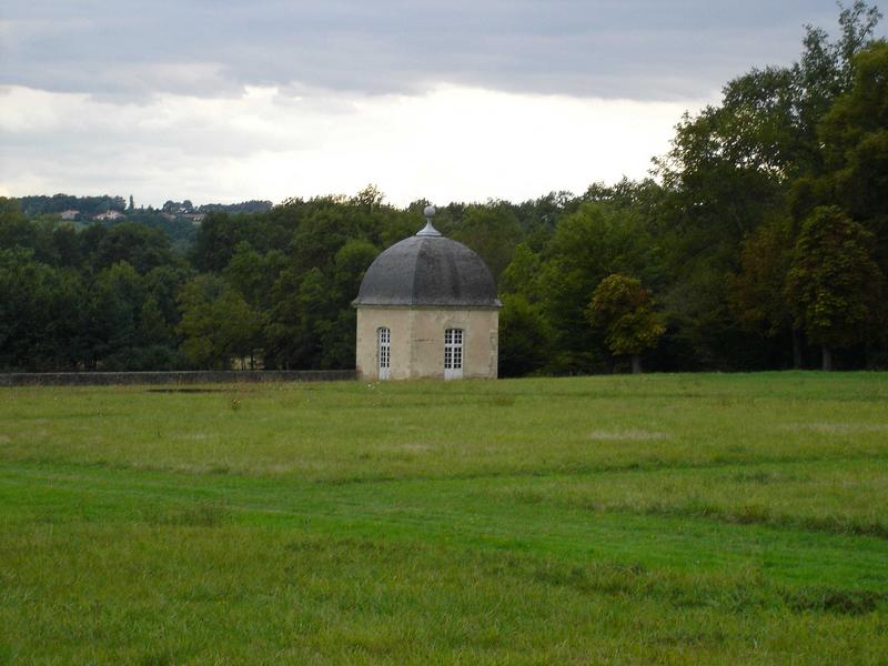 vue générale du pavillon nord du jardin