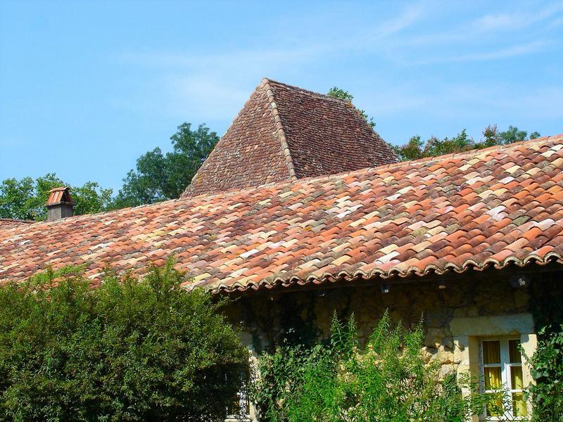 détail des couvertures du château