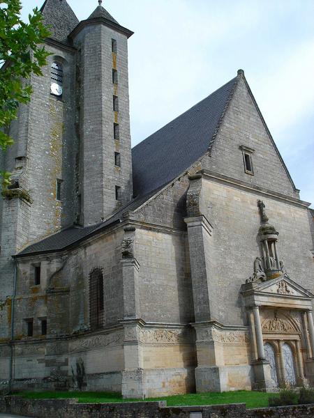 Vue partielle des façades nord et ouest