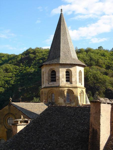 vue générale du clocher de la croisée du transept