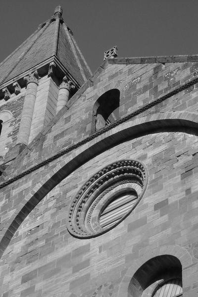 vue partielle du bras sud du transept