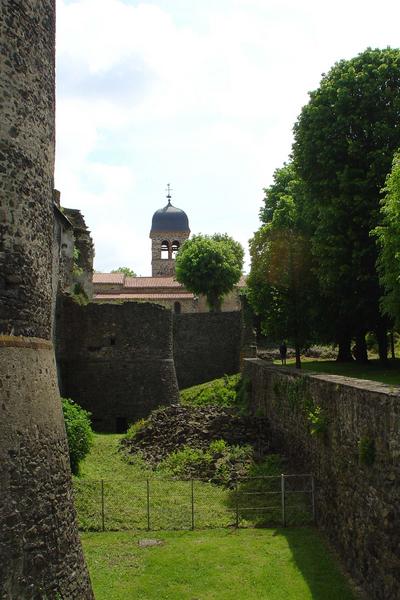 vue générale des douves ouest