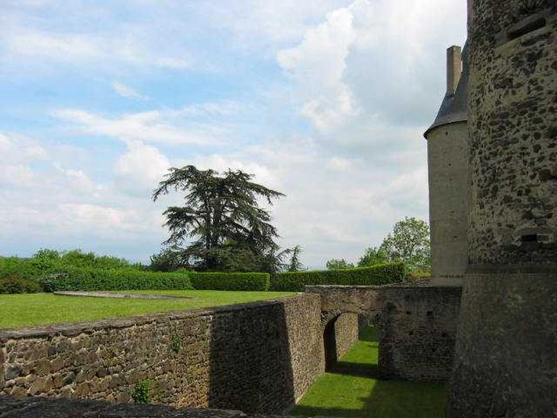 vue générale des douves nord