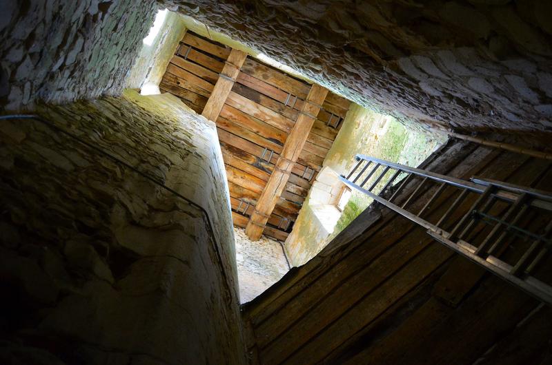 vue depuis l'intérieur de la tour du clocher