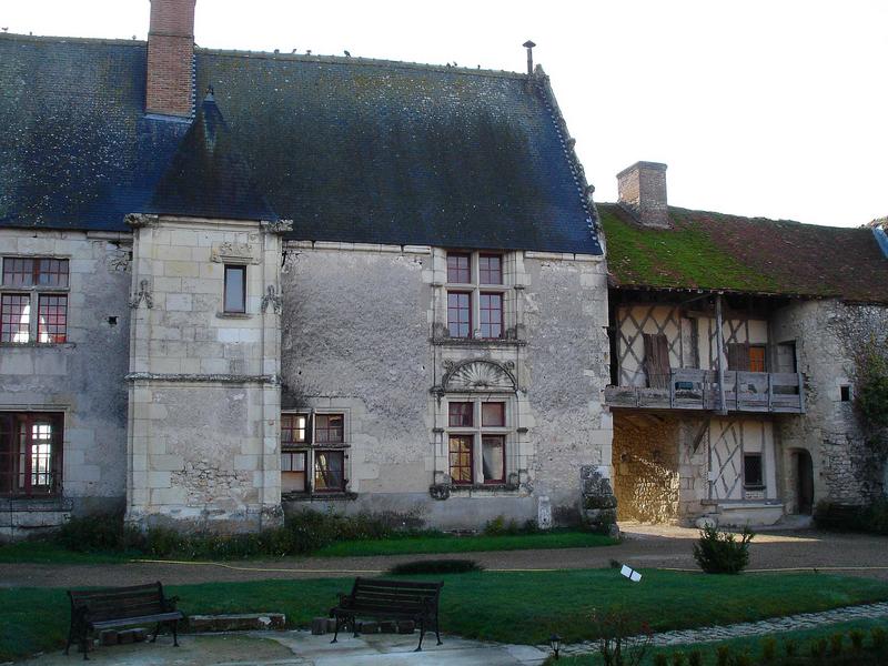 vue partielle, façade, cour intérieure