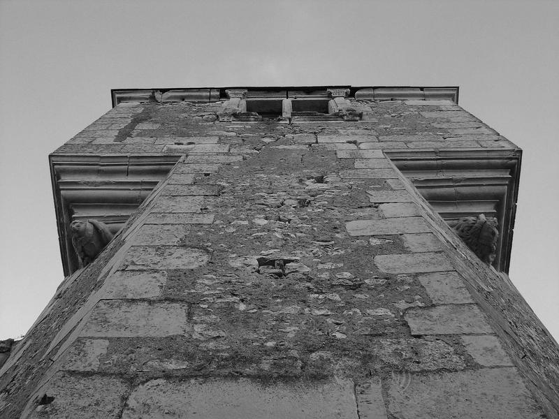 tour de l'escalier, façade Nord, vue partielle