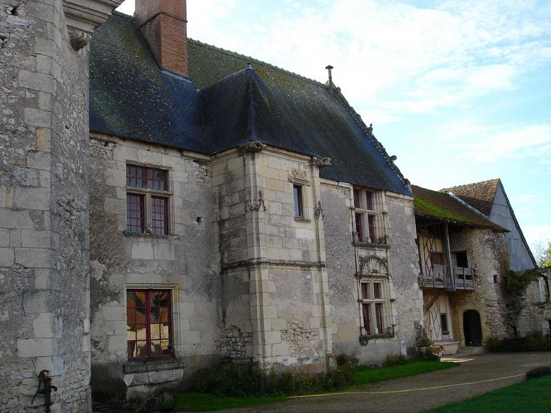 façade Nord sur cour intérieure, vue partielle