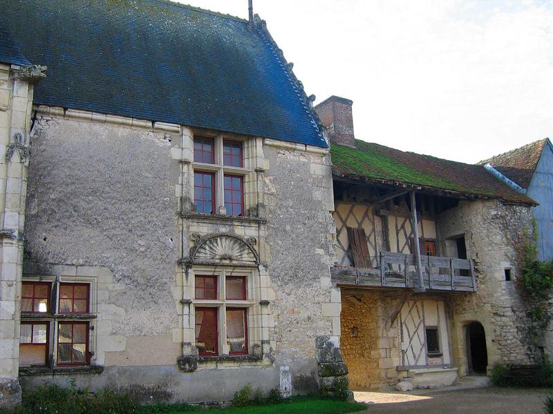 façade Nord sur cour intérieure, vue partielle