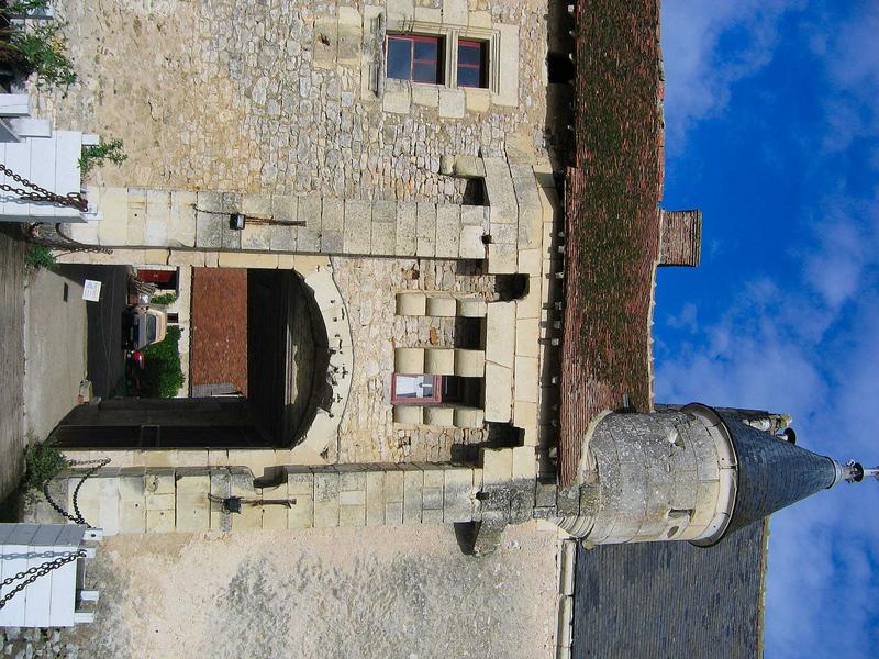 porte fortifiée, vue générale, façade Sud