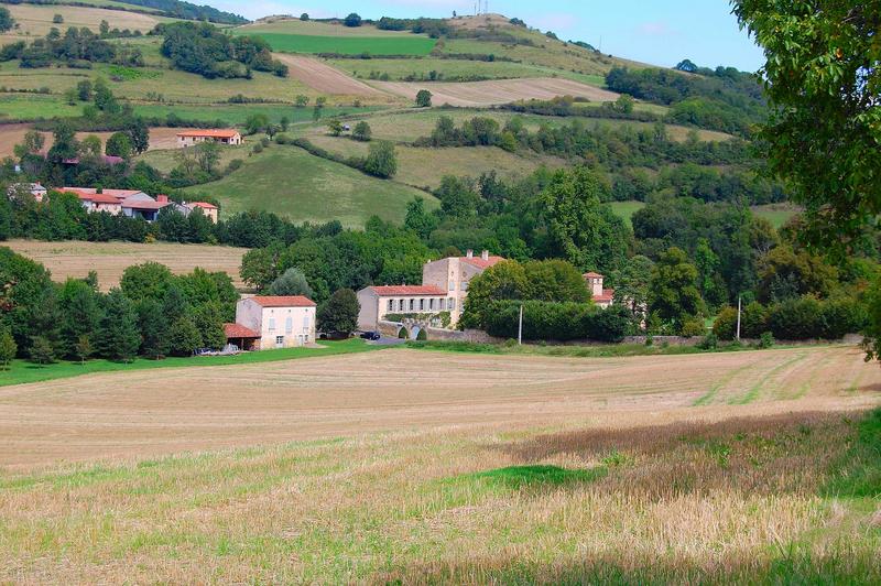 vue générale du château dans son environnement