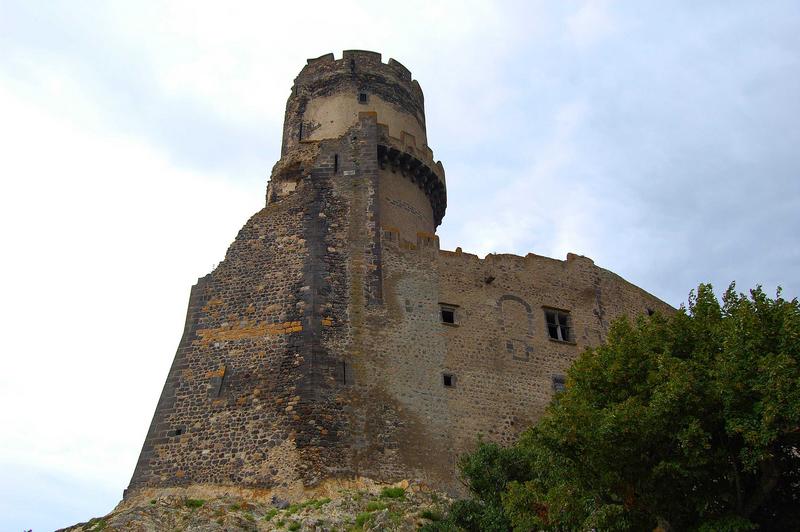 vue générale du donjon ensemble Sud