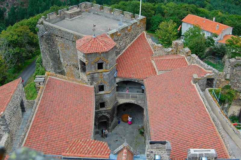 cour intérieure, vue générale