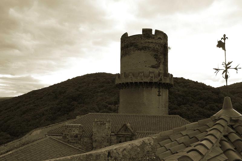 donjon Sud-Ouest, vue partielle