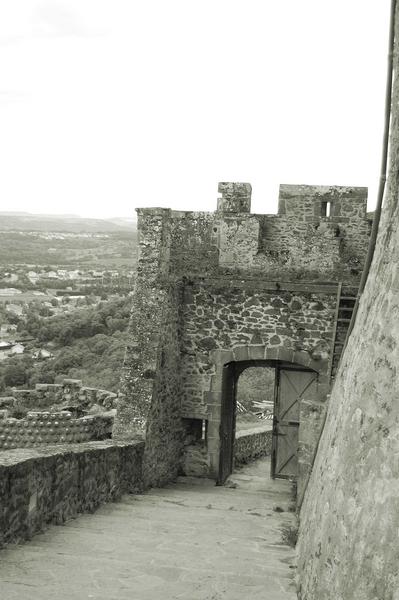 porte fortifiée d'accès Est, vue générale