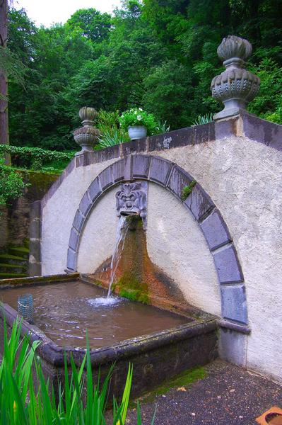 jardins Sud, fontaine, vue générale