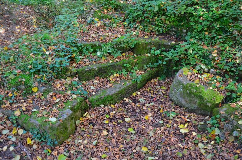 départ d'un escalier à vis, détail