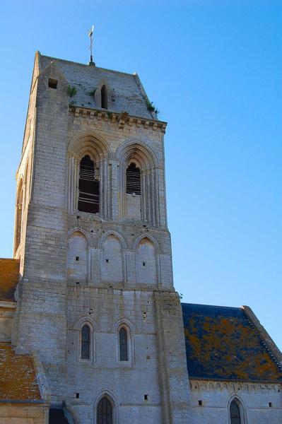 vue générale du clocher, façade Sud