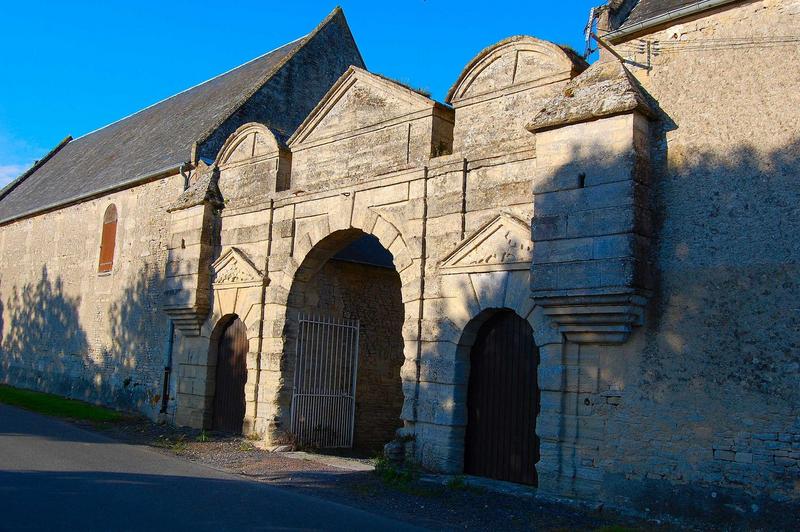 porche d'entrée Ouest, vue générale