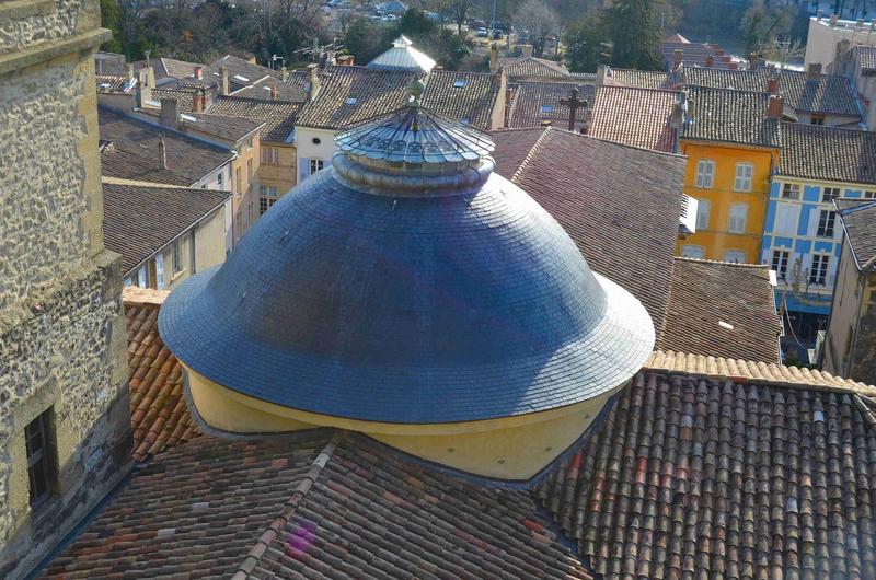 vue générale du dôme de la croisée du transept