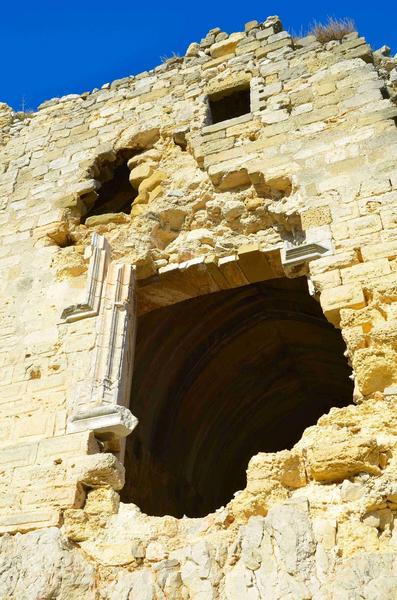 ancienne fenêtre à meneau, façade Sud, vue générale