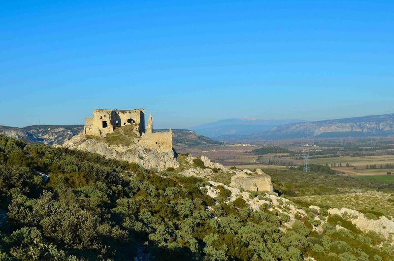 vue générale du château dans son environnement