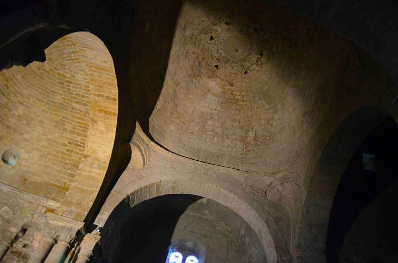 vue partielle de la voûte de la croisée du transept