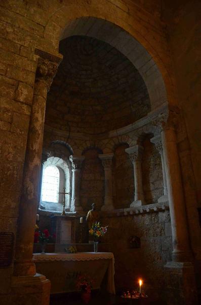 vue générale de la chapelle du collatéral Sud