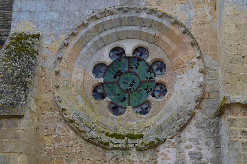 détail de la baie du transept Nord