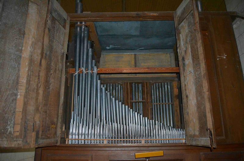 orgue de tribune : buffet d'orgue, vue générale de la partie instrumentale