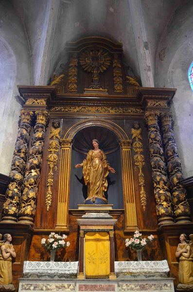 retable du maître-autel, vue partielle - © Ministère de la Culture (France), Médiathèque du patrimoine et de la photographie, diffusion GrandPalaisRmn Photo