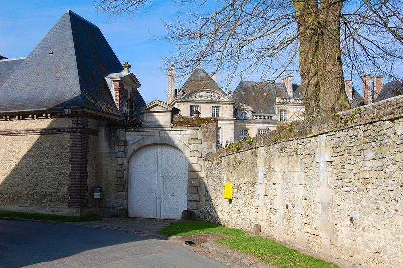 porche d'accès est, vue générale