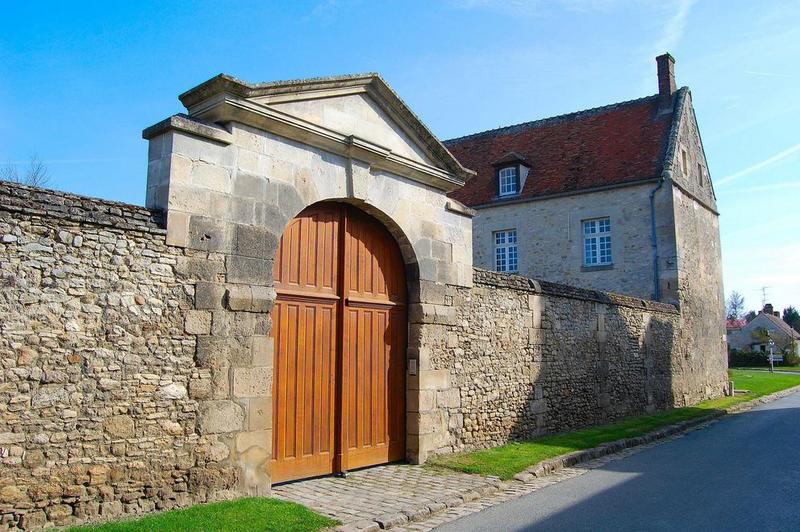 porche d'accès sud, vue générale