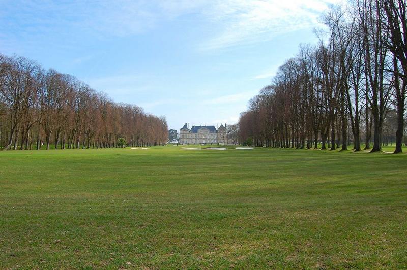 vue générale du château dans son environnement