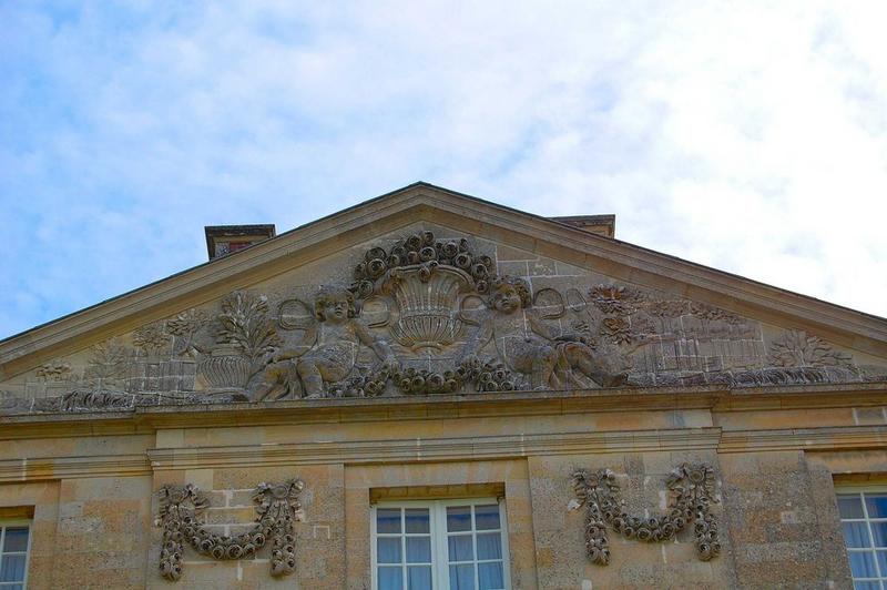 fronton, façade ouest, vue générale