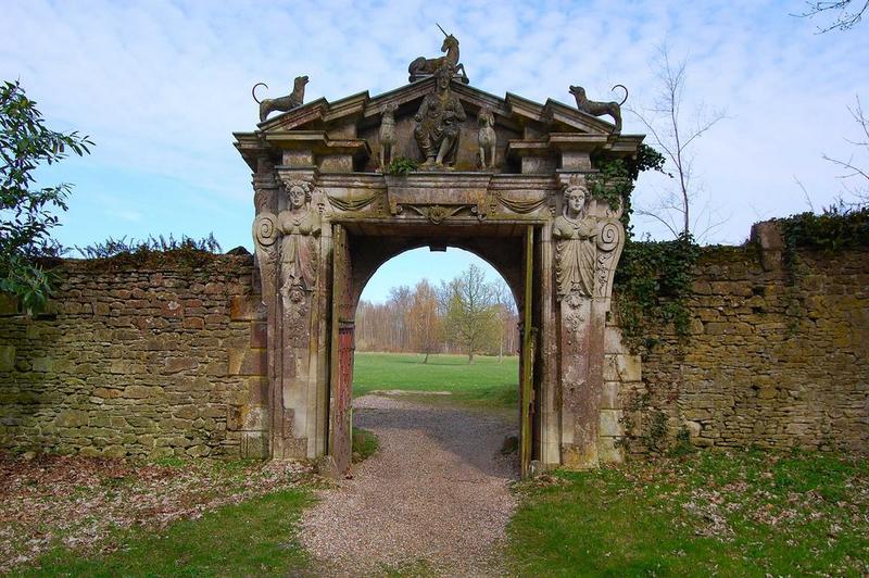 porte dite « rouge », vue générale