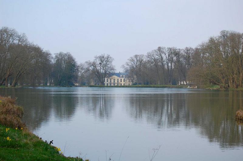 vue générale du château dans son environnement