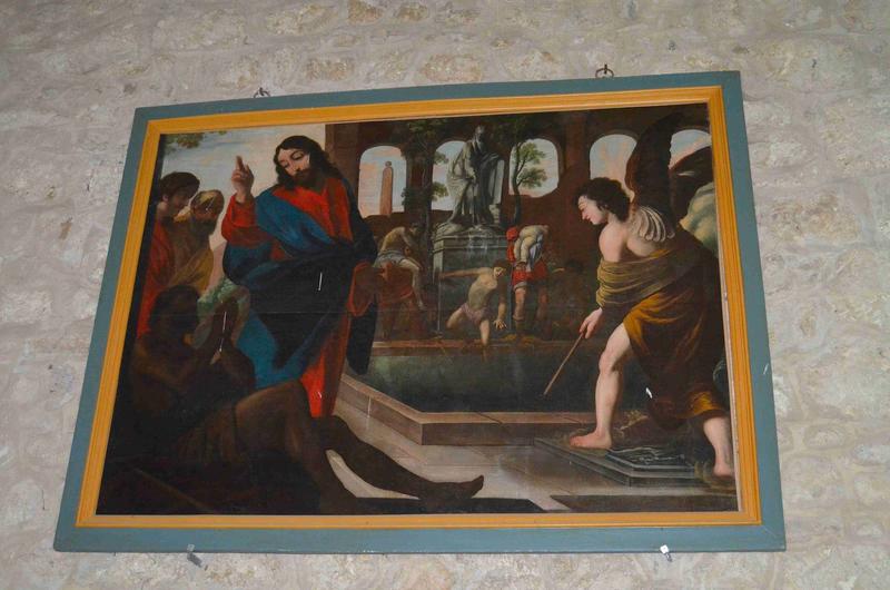 tableau : le miracle du Christ à la piscine probatique, vue générale - © Ministère de la Culture (France), Médiathèque du patrimoine et de la photographie, diffusion GrandPalaisRmn Photo